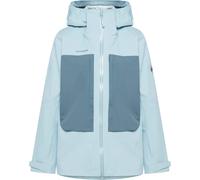 Mammut - Veste 3 couches légère et imperméable - Skintrack HS Hooded Jacket Women Nebla Strata - Taille M - Gris Gris M
