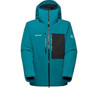 Mammut - Veste chaude de freeride - Stoney HS Thermo Hooded Jacket Men Deep Teal Black pour Homme - Taille L - Bleu Bleu L