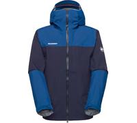 Mammut - Veste d'alpinisme imperméable - Alto Guide HS Hooded Jacket Men Marine Tschiel pour Homme - Taille L - Bleu Bleu L