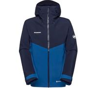 Mammut - Veste d'alpinisme imperméable en GORE-TEX ePE - Crater IV HS Hooded Jacket Men Tschiel Marine pour Homme - Taille S - Bleu Bleu S