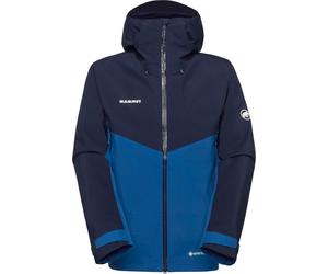 Mammut - Veste d'alpinisme imperméable en GORE-TEX ePE - Crater IV HS Hooded Jacket Men Tschiel Marine pour Homme - Taille M - Bleu Bleu M