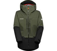 Mammut - Veste de freeride - Haldigrat HS Hooded Jacket Men Dark Marsh Black pour Homme - Taille L - Kaki Kaki L