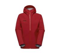 Mammut - Veste de randonnée imperméable en GORE-TEX ePE - Crater Light HS Hooded Jacket Men Dark Mammut Red pour Homme - Taille L - Rouge Rouge L
