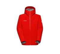 Veste impermeable mammut crater light hooded rouge homme