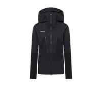 Mammut Veste de ski de randonnée légère à construction différenciée Aenergy Pro SO Hybrid Hooded Jacket Women Noir L