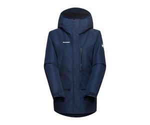 Mammut Veste freeride isolante Fall Line HS Thermo Hooded Jacket Women Bleu L