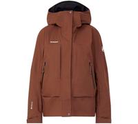 Mammut Veste de ski protectrice, légère et isolante Haldigrat GTX HS Thermo Hooded Jacket Women Brown S