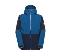 Mammut Veste hardshell légère et stretch pour la randonnée Linard Guide HS Hooded Jacket Men Bleu 3XL
