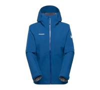 Mammut Veste hardshell légère et stretch pour la randonnée Linard Guide HS Hooded Jacket Women Bleu XL