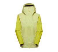 Mammut Veste protectrice ultralégère et compacte pour l’alpinisme Taiss Light HS Hooded Jacket Women Jaune XL