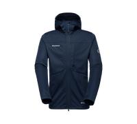 Mammut Veste softshell polyvalente quatre saisons Ultimate VIII SO Hooded Jacket Men Bleu 4XL