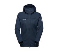 Mammut Veste softshell polyvalente quatre saisons Ultimate VIII SO Hooded Jacket Women Bleu 3XL