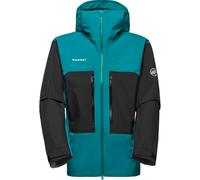 Mammut - Veste technique imperméable et respirante - Taiss HS Hooded Jacket Men Deep Teal Black pour Homme - Taille L - Vert Vert L