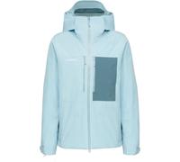 Mammut - Veste thermique de ski isolante et imperméable - Stoney HS Thermo Hooded Jacket Men Nebla Strata pour Homme - Taille M - Gris Gris M