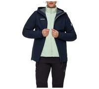 Mammut - Veste 3en 1 de randonnée imperméable et chaude - Alto Light 3 in 1 HS Hooded Jacket Women Marine Silver Sage pour Femme - Taille L - Navy Navy L