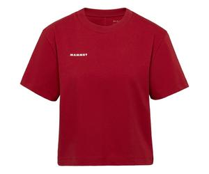 Mammut - Women's Base Cropped T-Shirt Mini Logo - T-shirt - L - dark mammut red