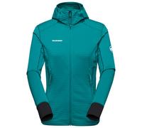 Mammut - Taiss Light ML Hooded Jacket - Polaire femme Deep Teal / Black - S