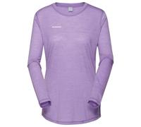Mammut - Women's Tree Wool Firstlayer Longsleeve - Haut en mérinos - S - lavandin melange