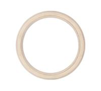 MAMOI Anneau de Gymnastique en Bois sans Sangles, poignée pour la Musculation et la Gymnastique, pour l'intérieur et l'extérieur, 100% écologique, fabriqué dans l'UE