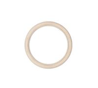 MAMOI Anneau de Gymnastique en Bois sans Sangles, poignée pour la Musculation et la Gymnastique, pour l'intérieur et l'extérieur, 100% écologique, fabriqué dans l'UE