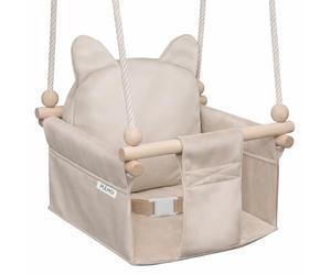 MAMOI Balançoire bébé avec Harnais de sécurité - balançoire pour Enfants de 6 à 36 Mois, Max. 20 kg, Usage intérieur