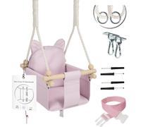 MAMOI® balançoire bébé, balançoire bébé intérieur et extérieur, balançoire enfant en bois, balançoire en bois pour enfants, balançoire pour cadre de porte, balançoire de porte, swing, balançoire pour