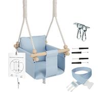 MAMOI® balançoire bébé, balançoire bébé intérieur et extérieur, balançoire enfant en bois, balançoire en bois pour enfants, balançoire pour cadre de porte, balançoire de porte, swing, balançoire pour
