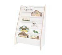 MAMOI Bibliothèque pour enfants, boîte à livres pour chambre d'enfant, étagère à livres, étagère murale, étagère pour enfants, bibliothèque en bois, meuble pour enfant pour petit enfant