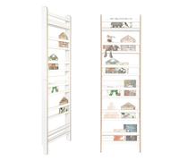 MAMOI® Bibliothèque pour Enfants en Panneau à Base de Bois - Caisse à Livres, bibliothèque pour Chambre d’Enfant, Banc à Livres, étagère Murale, Meuble Montessori, étagère pour Livres d’Enfants.