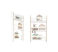 MAMOI® Bibliothèque pour Enfants en Panneau à Base de Bois - Caisse à Livres, bibliothèque pour Chambre d’Enfant, Banc à Livres, étagère Murale, Meuble Montessori, étagère pour Livres d’Enfants.