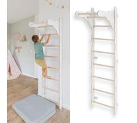 MAMOI Cadre d'escalade intérieur, espalier pour chambre d'enfant, anneaux de gymnastique pour enfants, pour l'escalade, le mur d'escalade et les équipements de jeu, équipement de gymnastique avec