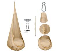 MAMOI® Chaise suspendue pour enfants, balançoire thérapeutique, balançoire pour chambre d'enfant, grotte suspendue, balançoire suspendue, balançoire sensorielle, balançoire en tissu