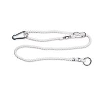 MAMOI® Corde de balançoire, extension de balançoire 85-140 cm | 1 x extension de balançoire réglable avec mousquetons | Corde en coton naturel pour l'extension
