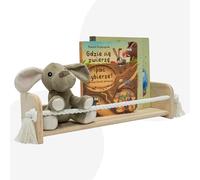 MAMOI® Montessori Bibliothèque pour chambre d'enfant, étagère à livres, étagère murale, étagère pour enfants, bibliothèque en bois, meuble pour enfant