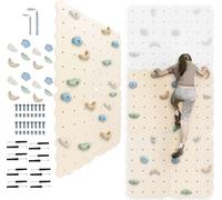 MAMOI® Mur d'escalade pour chambre d'enfant, Structure d'escalade et jeux d'intérieur, Escalade avec prises d'escalade pour enfants, Pierres à grimper, Tour d'escalade avec prises, Matériel de gymnast