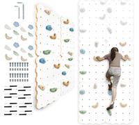 MAMOI® Mur d'escalade pour chambre d'enfant, Structure d'escalade et jeux d'intérieur, Escalade avec prises d'escalade pour enfants, Pierres à grimper, Tour d'escalade avec prises, Matériel de gymnast