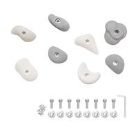 MAMOI Poignées d'escalade | Pierres d'escalade pour Mur d'escalade | 4/8 pièces | Pierres de Boulder | Matériel de Fixation Inclus | Fabriqué en UE