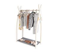 MAMOI® Portant Vetement Enfant 95x106x32cm / 53x95x32cm | Portant a Vetement Bois | Penderie Vetement Armoire Enfant Bebe | Meubles Enfants Bois Meuble Vetement | 100% ECO | Fabriqué dans l'UE