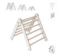 MAMOI® structure d'escalade indoor, triangle d'escalade en bois, tour d'escalade, arche d'escalade, arche en bois pour aire de jeux à partir de 1/2/3 ans