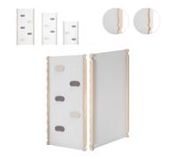 MAMOI® Toboggan Indoor, Planche de glisse pour portique d'escalade, Toboggan pour enfant pour triangle d'escalade, Echelle de poule en bois, Toboggan en bois pour bébé, Maxi toboggan pour arc d'escala