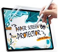 Mamol Lot de 2 films de protection d'écran en papier mat pour iPad Pro 12,9" 2018, 2020 et 2021, pour dessiner, esquisser et écrire comme sur du papier avec Apple Pencil