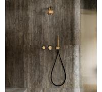 Mamoli Hexagonal Ensemble de douche avec mitigeur monocommande, corps d’encastrement, douche de tête et set de douche, 356000000027+255200000027+0000PH460027+000008260027,