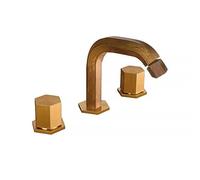Mamoli Hexagonal Robinetterie de bidet à 3 trous, 556500000057,