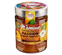M'AMOUR - CONFITURE PASSION POT VERRE 325G - LOT DE 4
