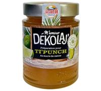 MAMOUR Dékolaj' Préparation pour Ti'Punch au Sucre de Canne, Saveur Exotique, Pot en Verre, 325g