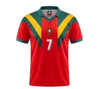 MAMUN Maillot de football rétro Portugal, L