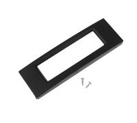 MAMXVKVZEU Coque D'écran C pour Autoradio Cadre Fixe Lecteur CD Boîtier De Remplacement pour Peugeot 207 Cadre de façade Radio