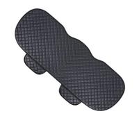 MAMXVKVZEU Housses Siège Auto Cuir PU Protecteur Universel Quatre Saisons Coussin Chaise(Arrière Noir 1 pièce)