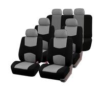 MAMXVKVZEU Housses Siège Auto Universelles pour Dacia pour Logan(7 Seats - Gray)