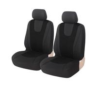 MAMXVKVZEU Housses Siège Voiture Coussin Protection pour Citroen C2 C3 C4 pour Cactus C5 pour Picasso C6 DS3 DS4 DS5(2 Places - Noir)